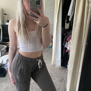 victoria’s secret pink grey sweatpants